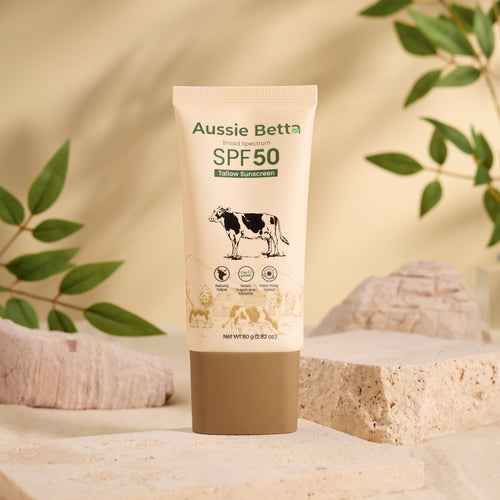 Aussie Betta Broad Spectrum SPF 50 Hybrid Tallow Sunscreen