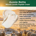 Crema de péptidos de lanolina Aussie Betta Miracle