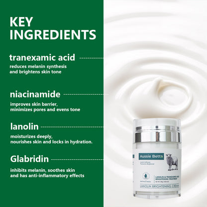 Aussie Betta Lanolin & Tranexamic Acid Brightening Essence Cream