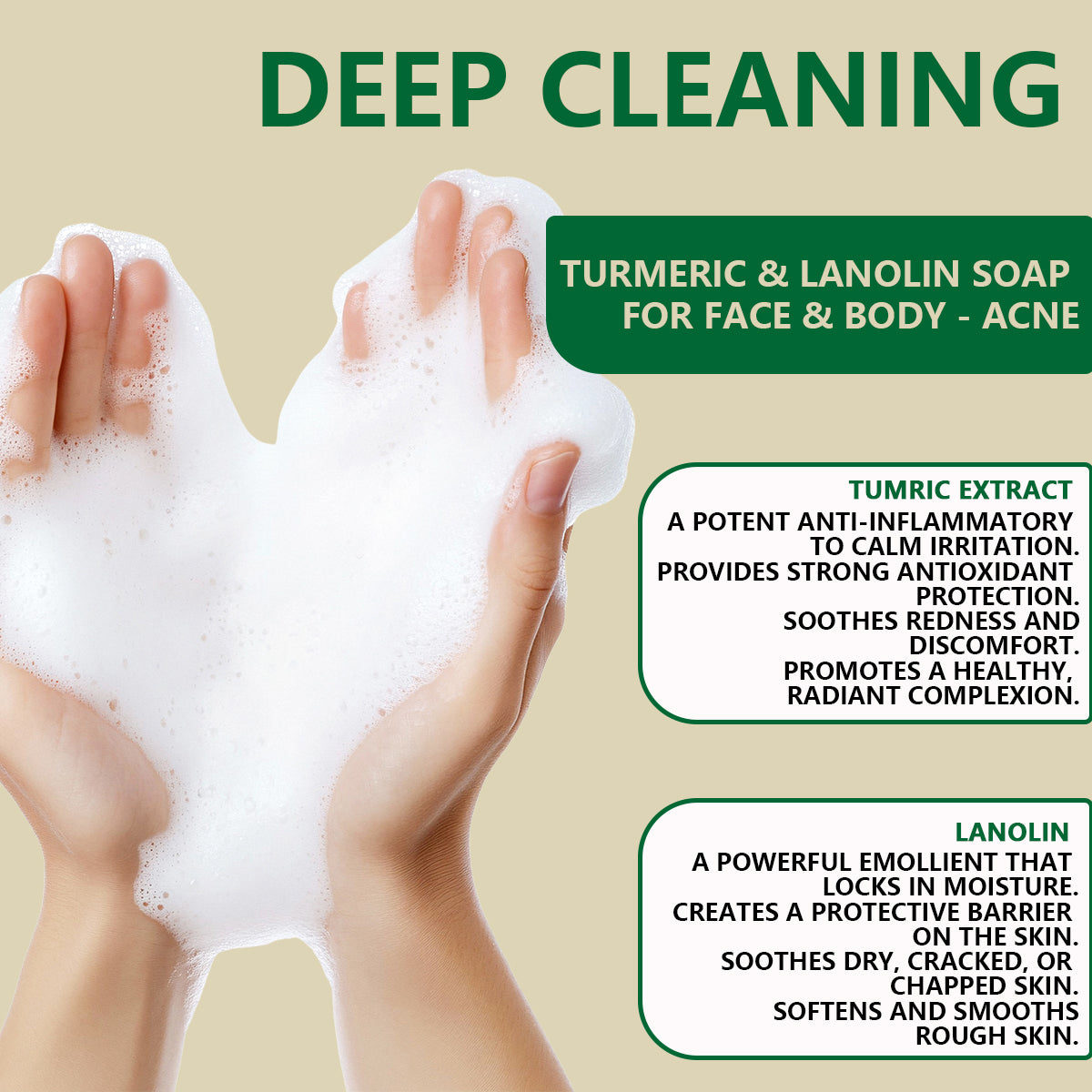 Aussie Betta Gold Turmeric & Lanolin Soap