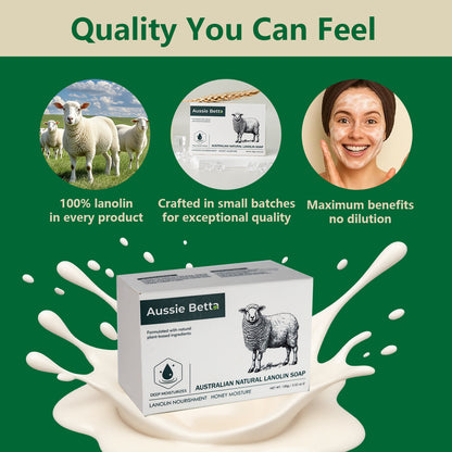 Aussie Betta Gold Turmeric & Lanolin Soap