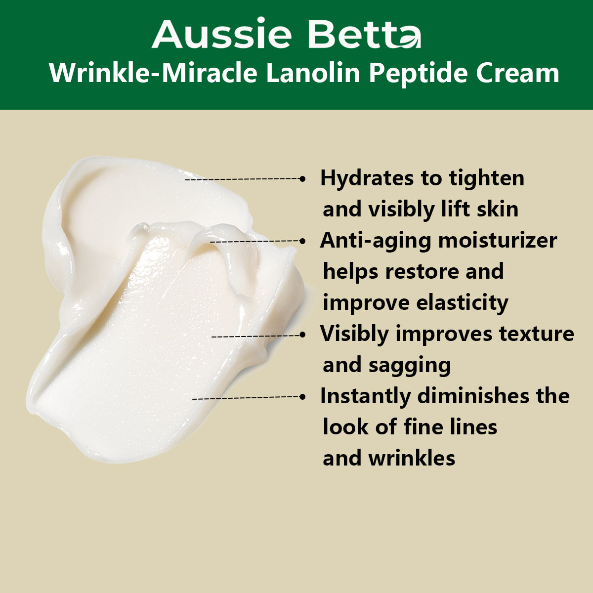 Aussie Betta Miracle Lanolin Peptide Cream
