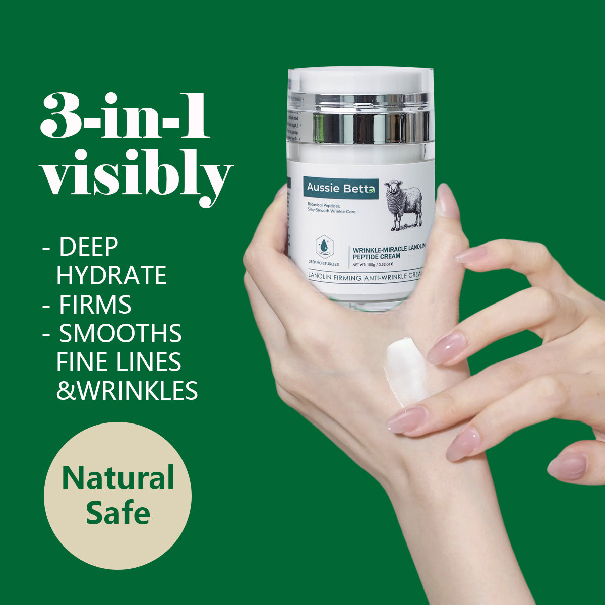 Aussie Betta Miracle Lanolin Peptide Cream