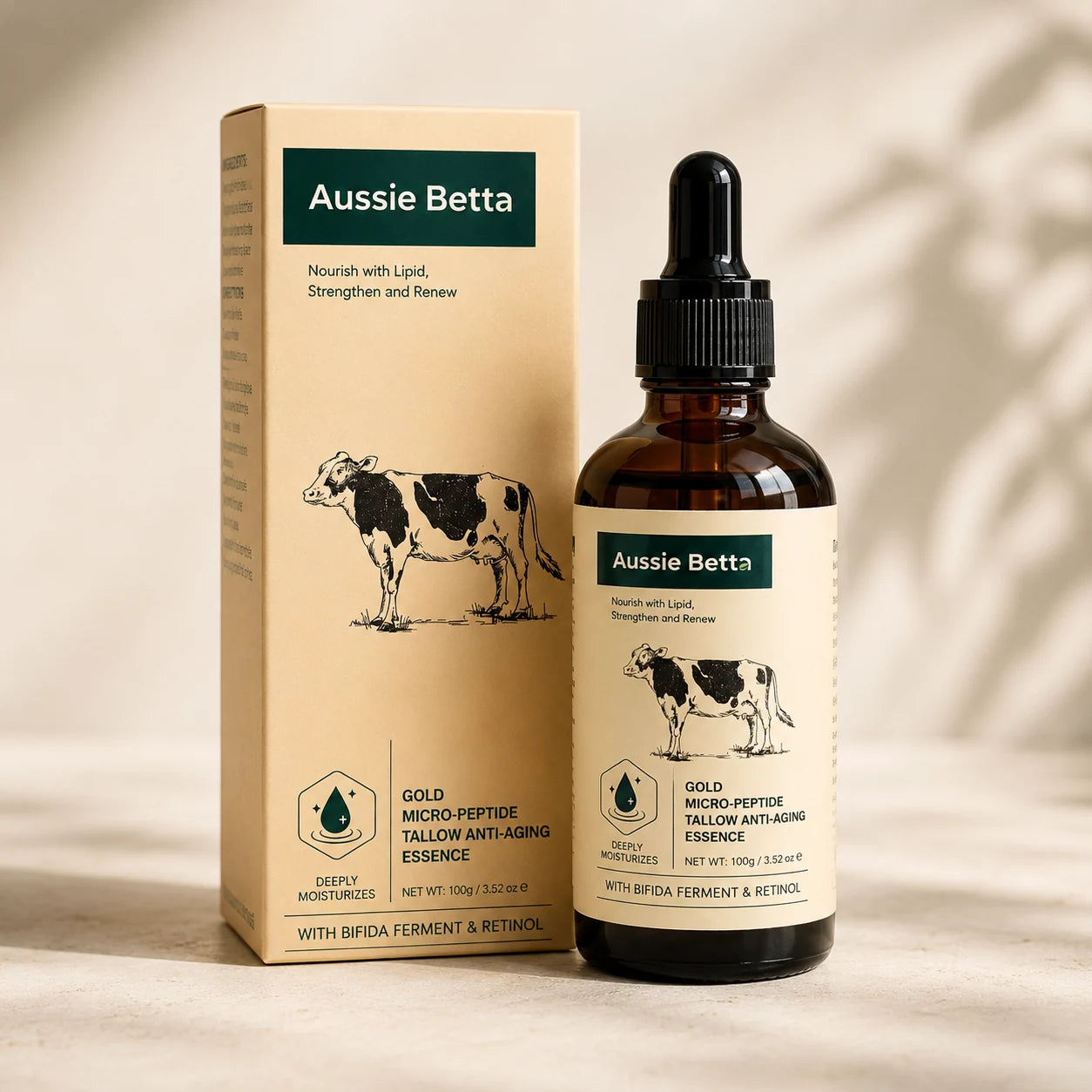 Aussie Betta Golden Micro-Peptide Tallow Serum
