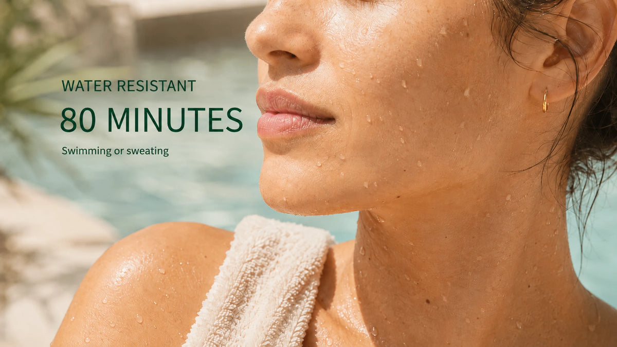 SPF30 water resistant use setting