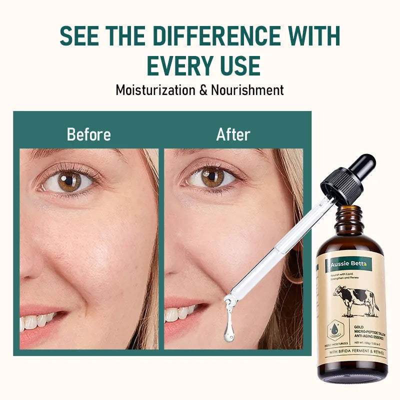 Aussie Betta Golden Micro-Peptide Tallow Serum-Gentle Anti-Aging for Sensitive Skin Aussie Betta