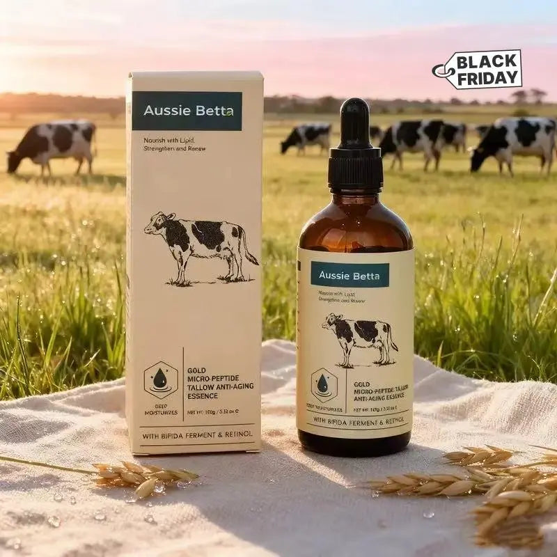 Aussie Betta Golden Micro-Peptide Tallow Serum-Gentle Anti-Aging for Sensitive Skin Aussie Betta