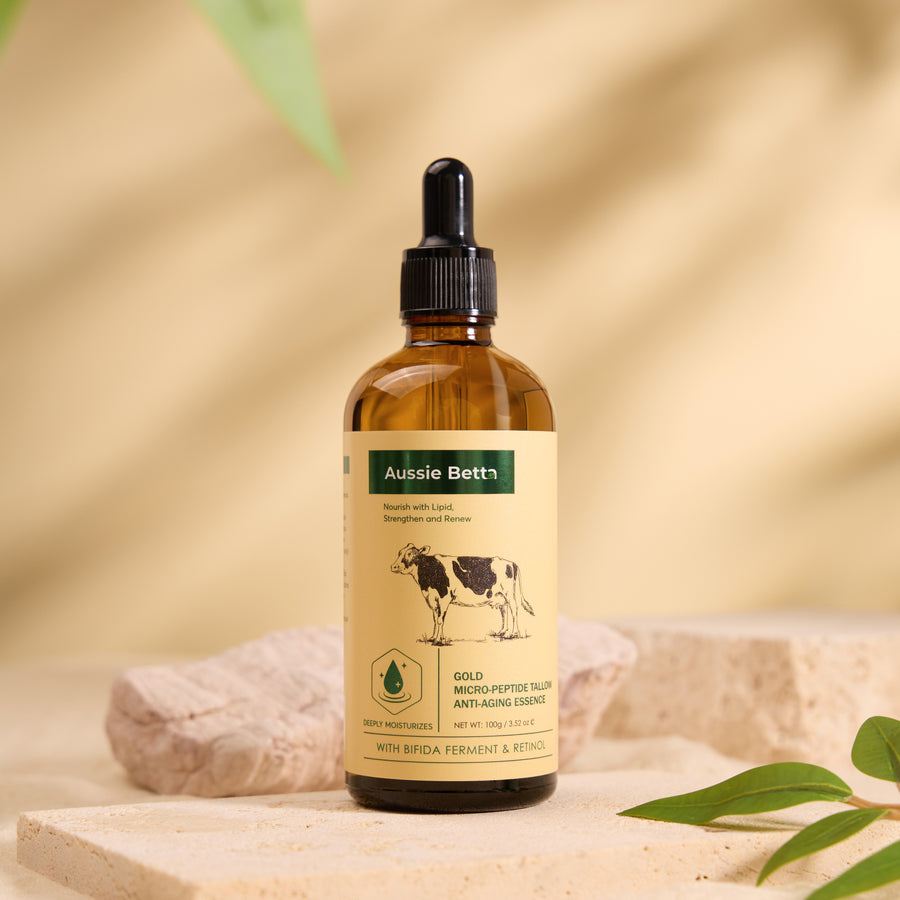 Sérum de Sebo con Micro-Péptidos Dorados